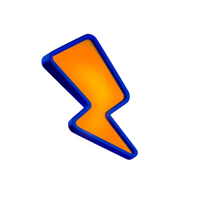 Bolt Icon Decor